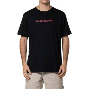 Camiseta Quiksilver Omni Font WT24 Masculina Preto
