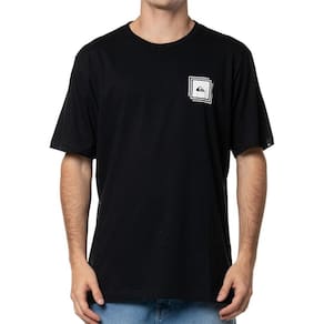 Camiseta Quiksilver Omni Square WT24 Masculina Preto