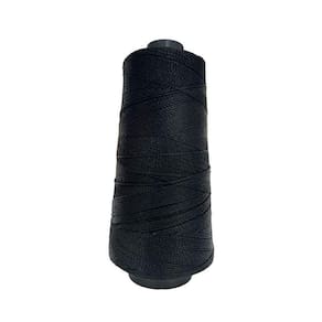 Linha Trico Croche 500M Para Trançar Cabelo - Preto