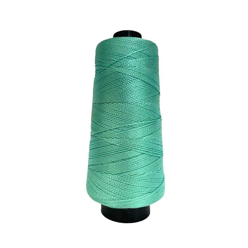 Linha Trico Croche 500M Para Trançar Cabelo - Verde Água