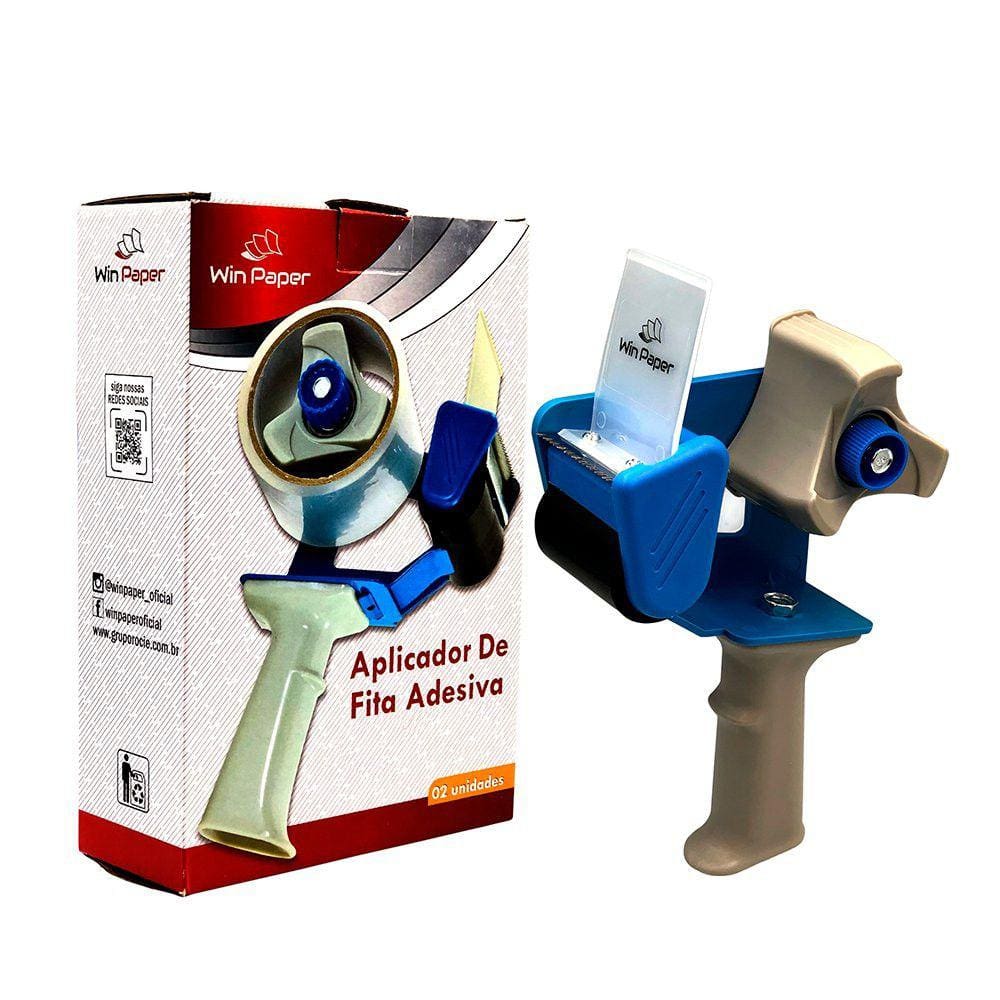 Aplicador Suporte de Fita Adesiva Durex Larga 50mm P/ Caixas