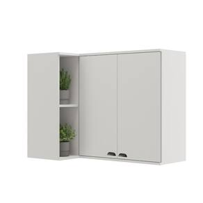 Aéreo de Cozinha Canto 2 Portas Lótus Carraro Branco