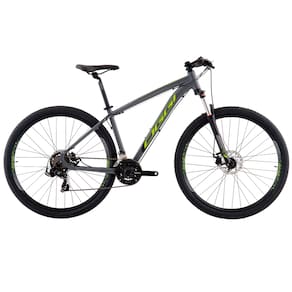 Bicicleta Aro 29 Oggi Hacker Sport 21v - Grafite/Verde/Preto Tamanho 17