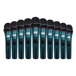 Kit 10 Microfones Dinâmico com Fio TK 51C Onyx