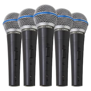 Kit 5 Microfones Dinâmico com Fio TK 58C Onyx