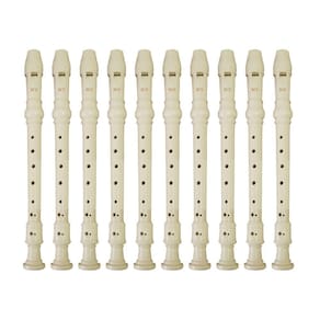 Kit 10 Flautas Doce Germânica FL 20G New York
