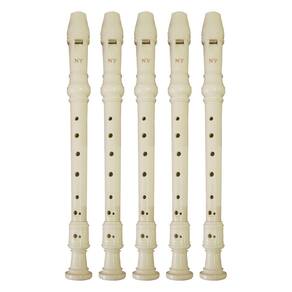 Kit 5 Flautas Doce Germânica FL 20G New York