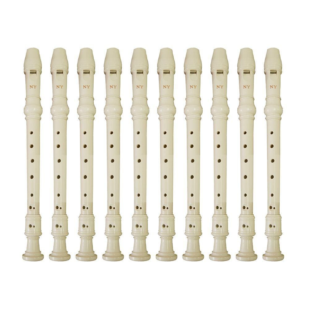 Kit 50 Flautas Doce Germânica FL 20G New York