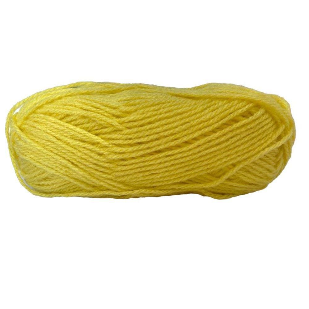 Novelo Lã Pingouin Flash 100G Trico Croche Amarelo Plus 1286