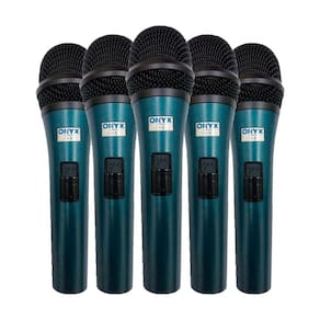 Kit 5 Microfones Dinâmico com Fio TK 51C Onyx
