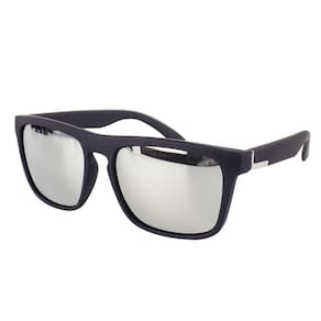 oculos sol masculino emborrachado verao protecao uv moda masculina lente espelhada
