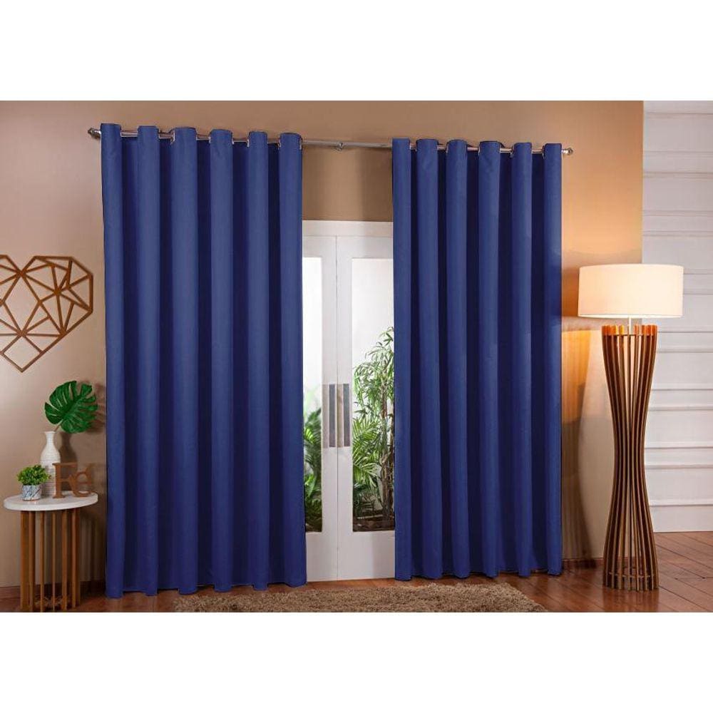 Cortina Blackout Em Tecido Corta Luz 4,00 X 2,80 Sala E