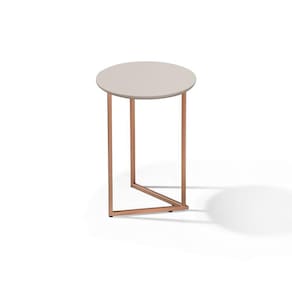 Mesinha De Canto Redonda Moderna Luxo Jade Pronto envio