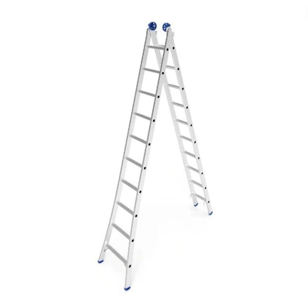 Escada Extensiva 2X12 Aluminio Mor