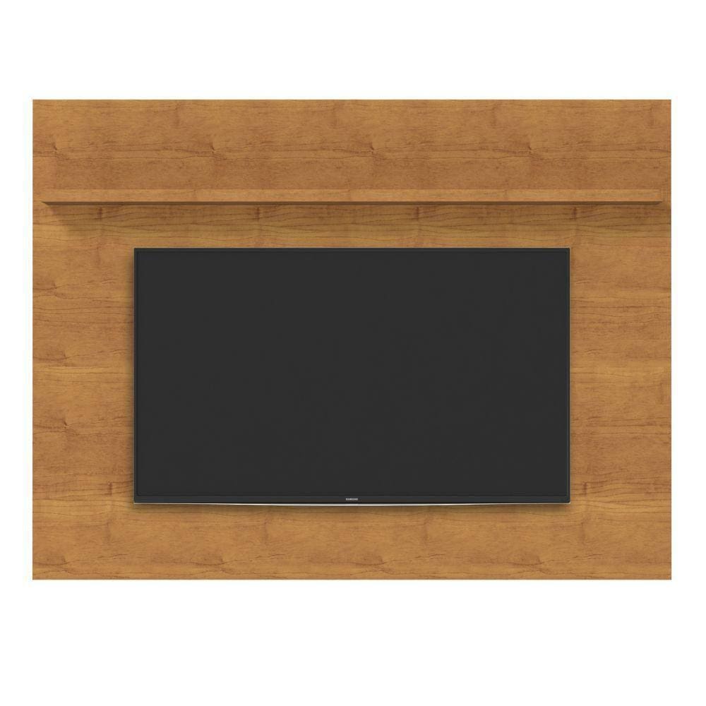 Estante Painel Suspenso Topazio TV 40 42 43 47 48 50 55 Polegadas Prateleira Decorativa Quarto Sala Estar Simples - Cinamomo- RPM