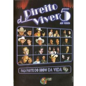 DVD Direito de Viver 5  Ao Vivo - Faça Parte do Show da Vida