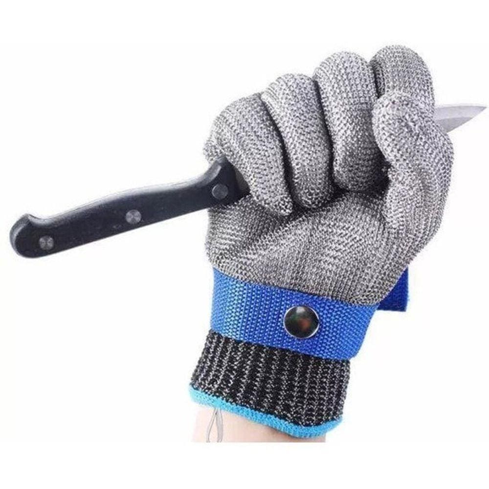 Luva Inox Anti-corte Para Facas Açougueiro Peixaria Epi