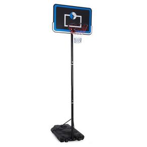 Tabela Cesta Basquete Móvel Profissional Em Aço Cesta Preto
