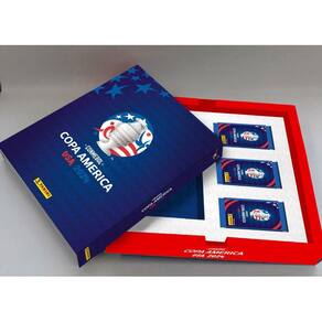 CONMEBOL COPA AMÉRICA USA 2024 - Kit Box Premium Álbum Capa Dura + 30 Envelopes