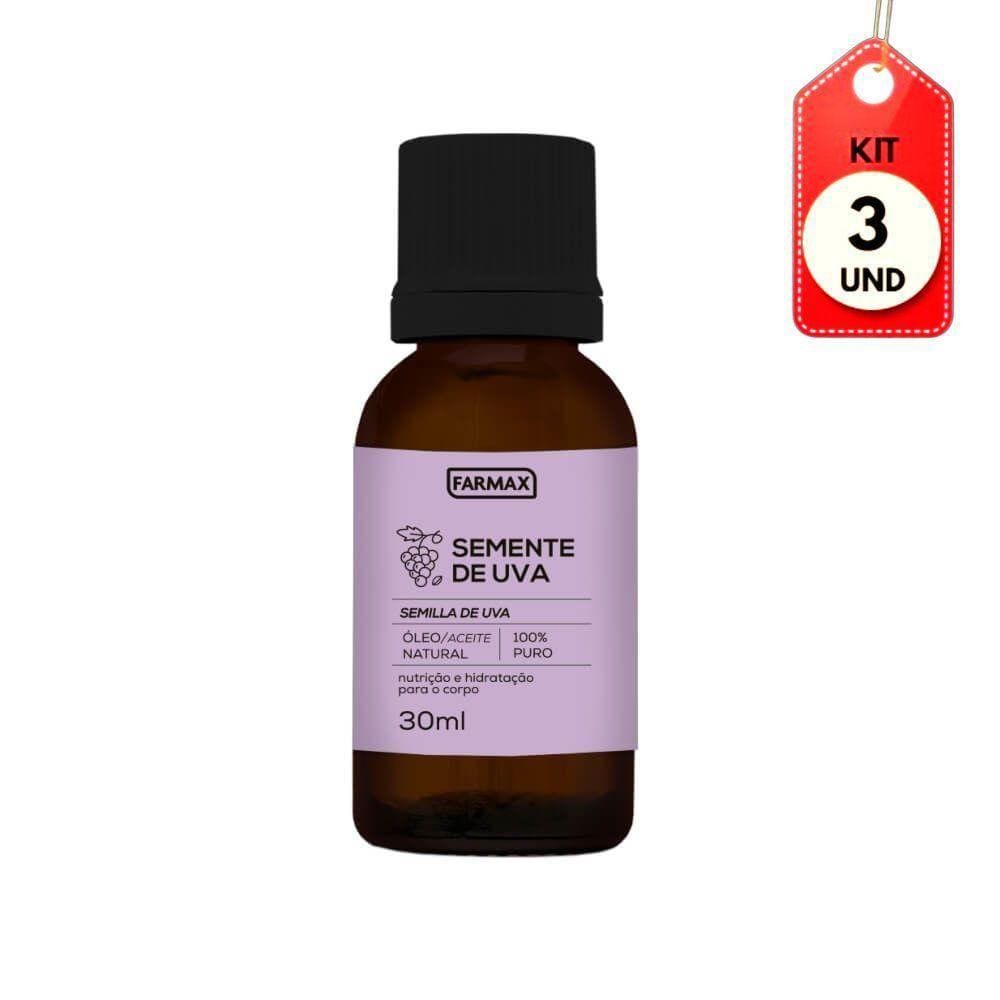 Kit C-03 Farmax óleo De Semente De Uva 30ml