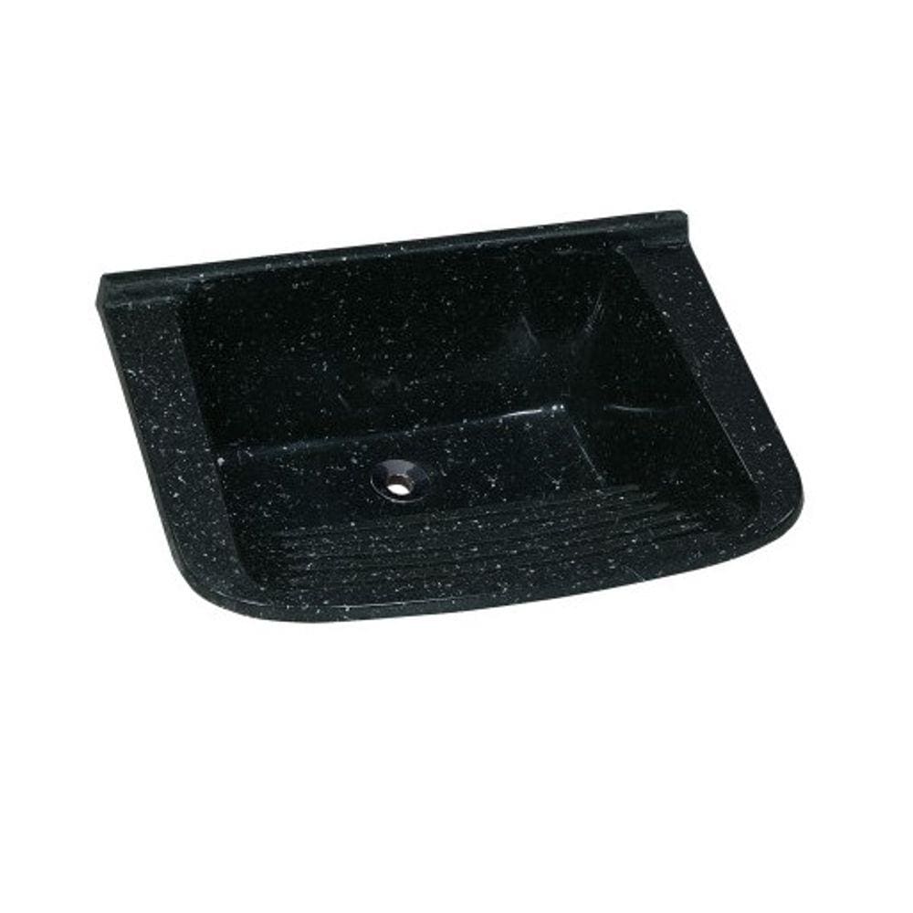 Tanque Simples Marmore Sint Granitado Nº3 55X41cm Preto