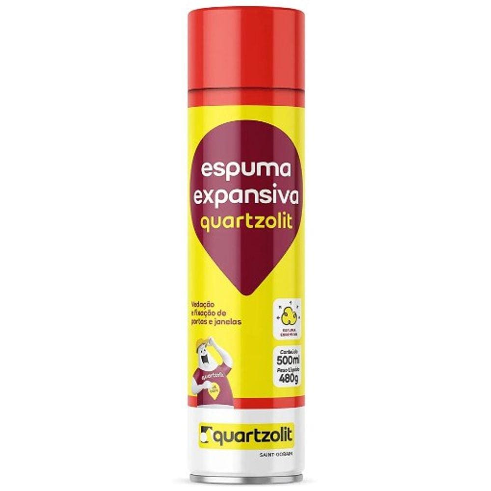 Espuma Expansiva 500Ml/480G Quartzolit