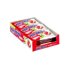 Chiclete Mentos 3 Camadas Fruit 8,5g C/15 Unidades