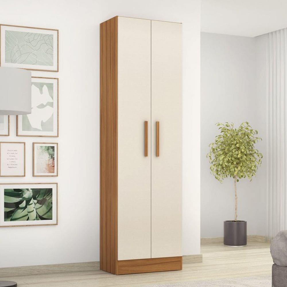 Multiuso Nt4045 com 2 Portas e Prateleiras Freijó Trend/Off White TX