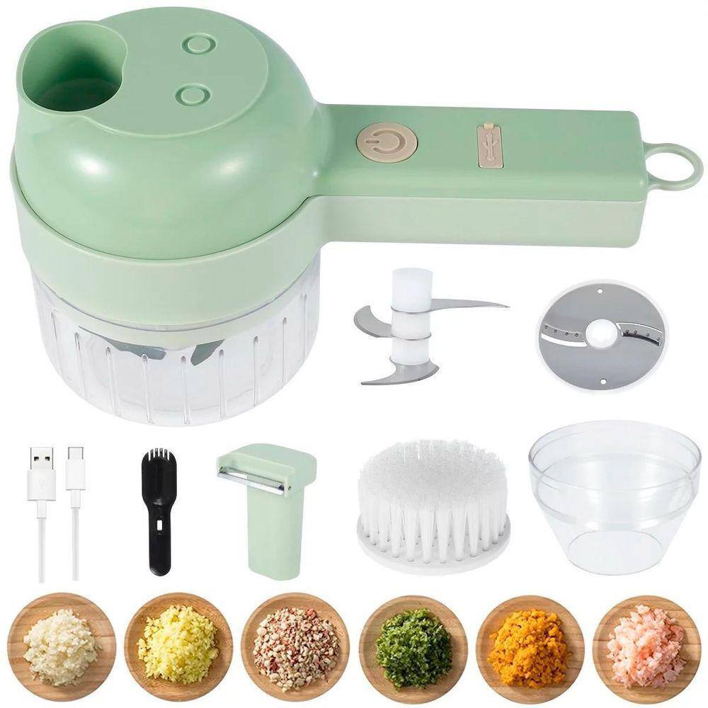 Processador De Alimentos 4 Em 1 Fácil Limpeza E Manuseio