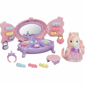 Conjunto e Figura - Sylvanian Families - Penteadeira da Pônei - Epoch Magia