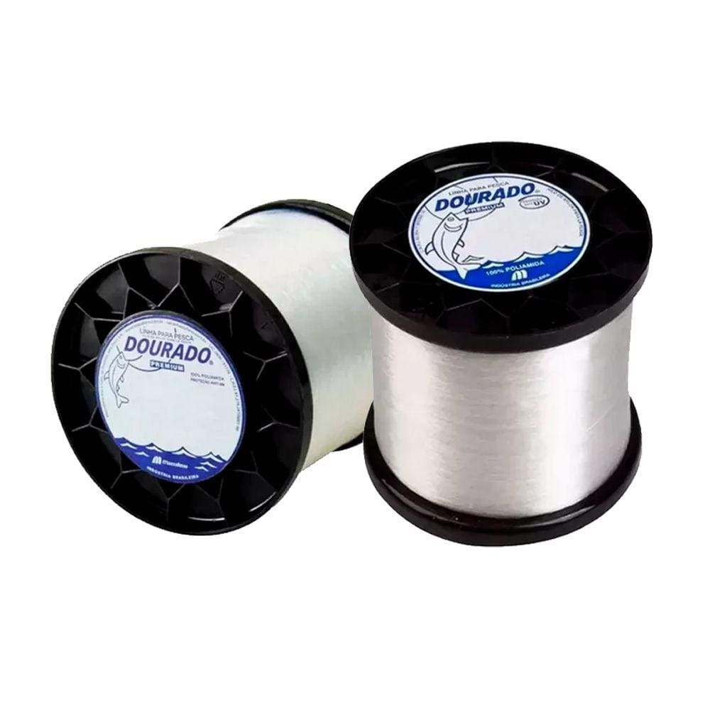 Linha Pesca Monofilamento Mazzaferro Dourado Premium 1.00mm 89,9Lb 250g 264m