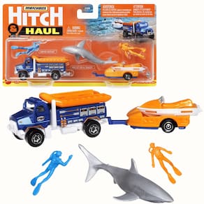 Carrinho Resgate ao Ataque do Tubarão Matchbox Hitch & Haul