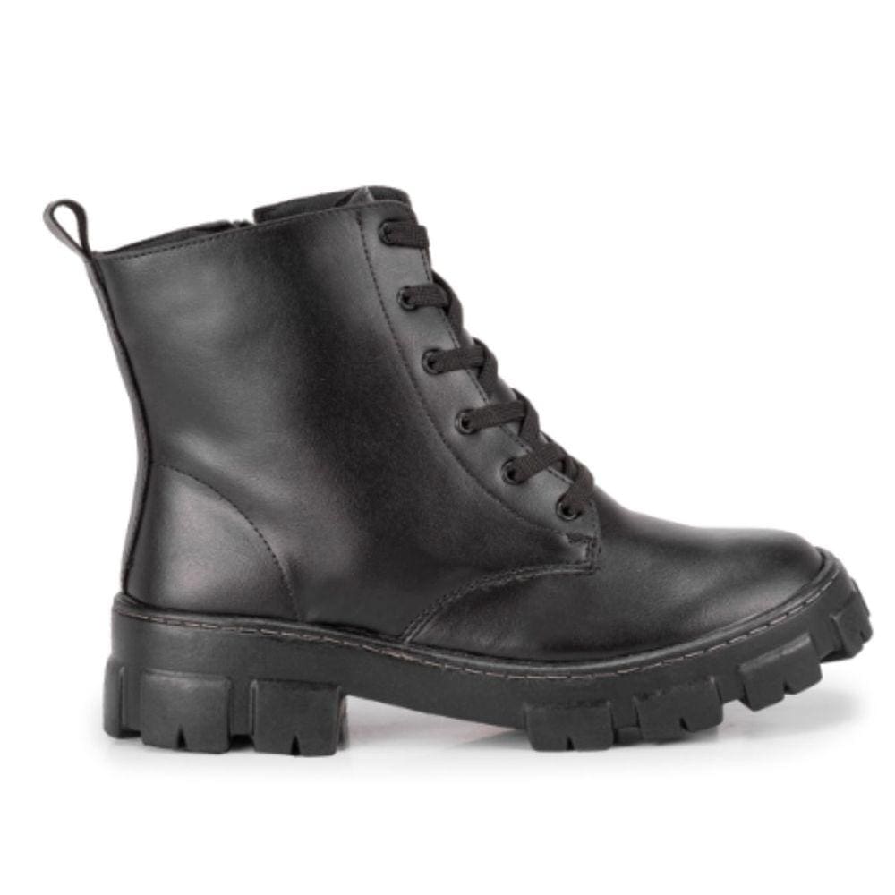 Bota Feminina  Tendencia Charmosinha Coturno Tratorado Top