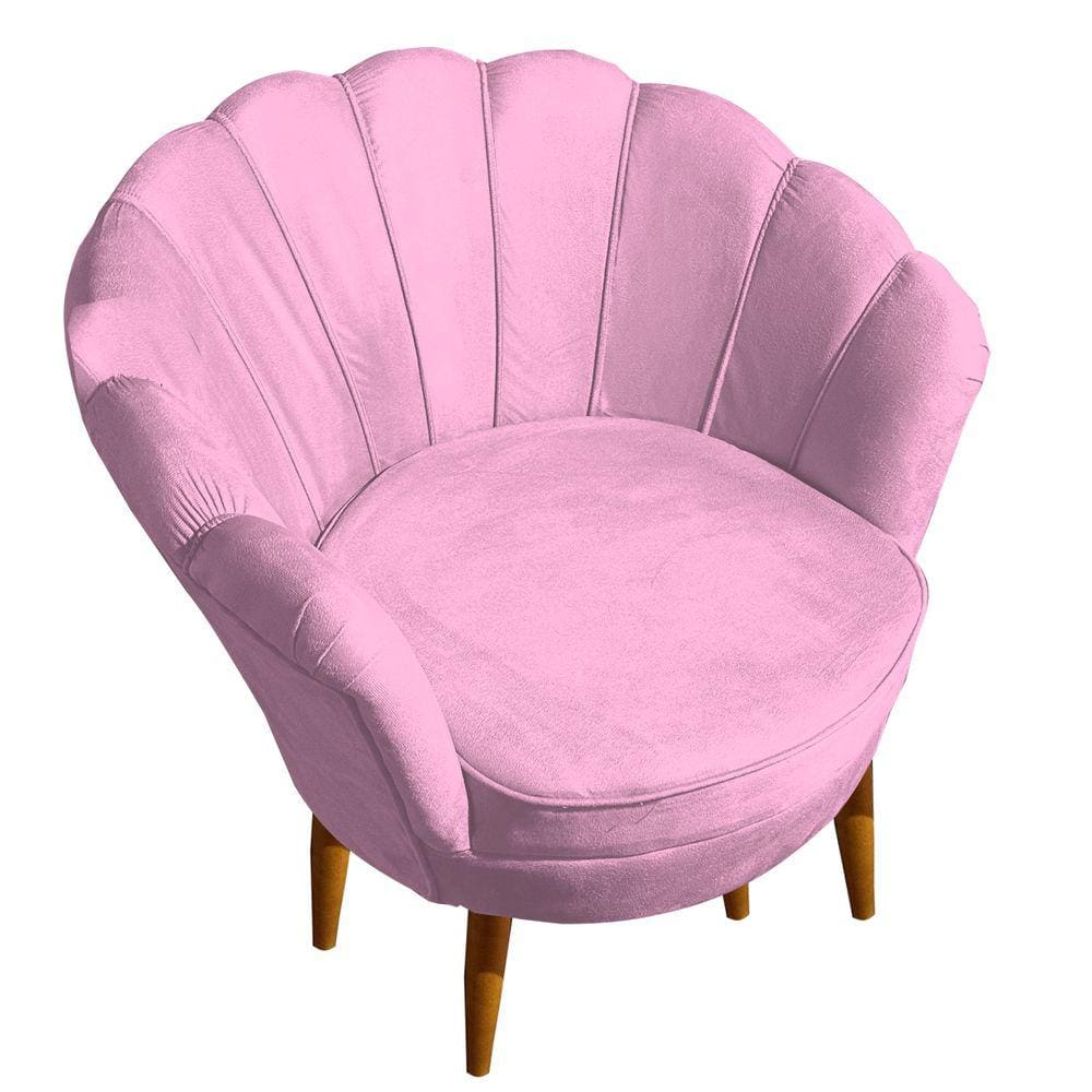 Poltrona Decorativa Petala Rosa