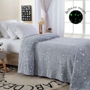 Cobertor Manta Infantil Brilha no Escuro Fleece Fluorescente Magica
