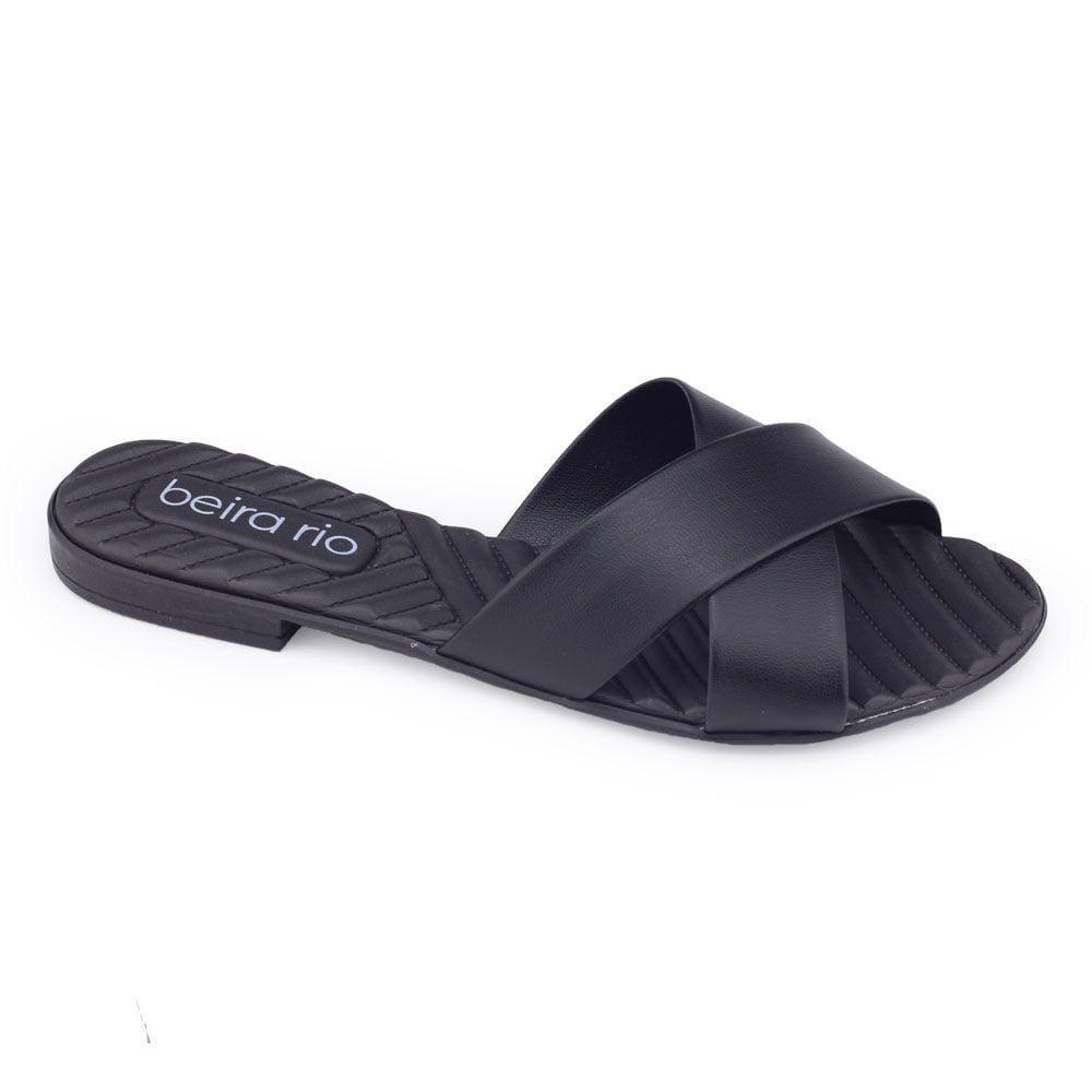Chinelo feminino Beira Rio Conforto 8350.203 slipon offwhite