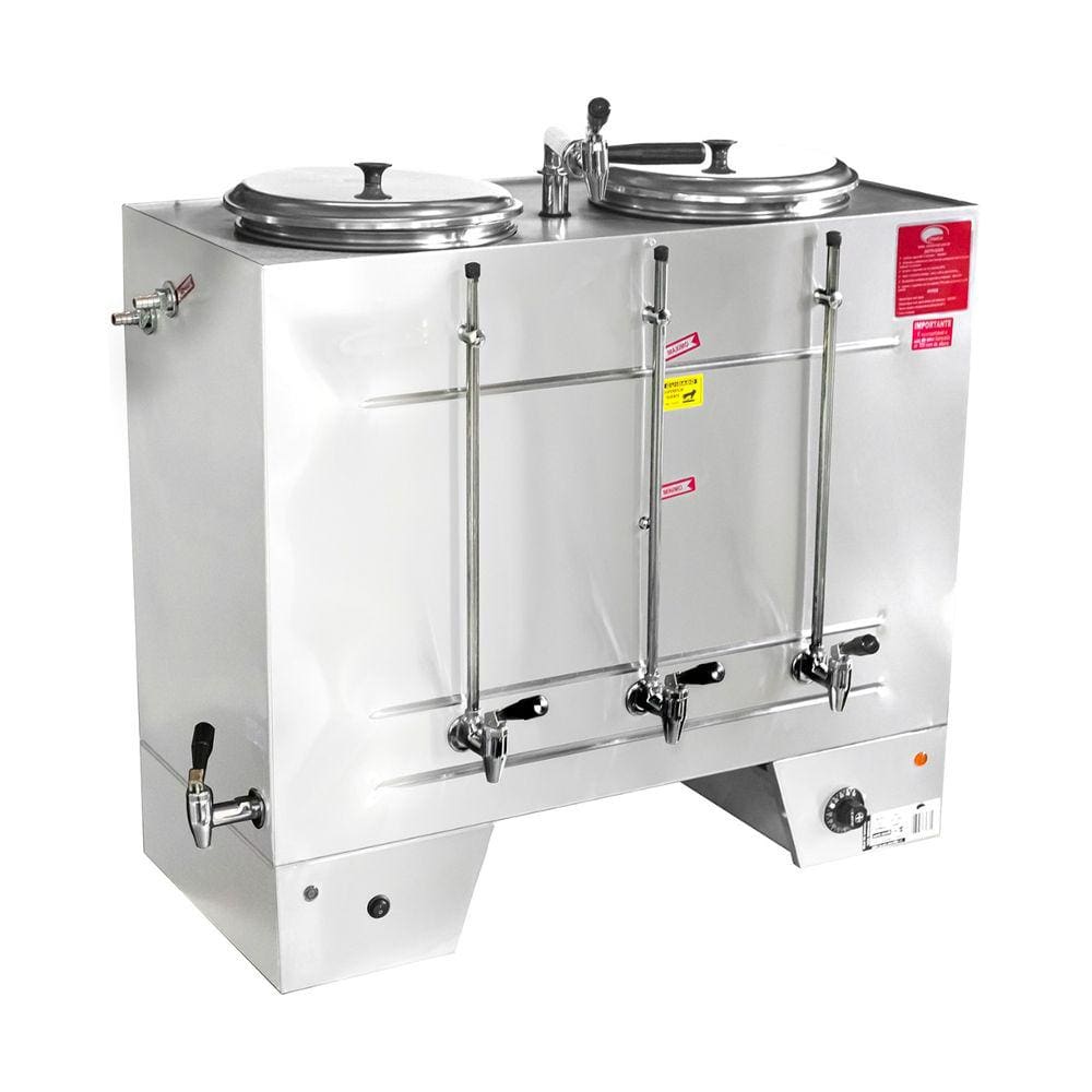 Cafeteira Elétrica Profissional Semiautomática 30 Litros 2 Reservatórios Consercaf