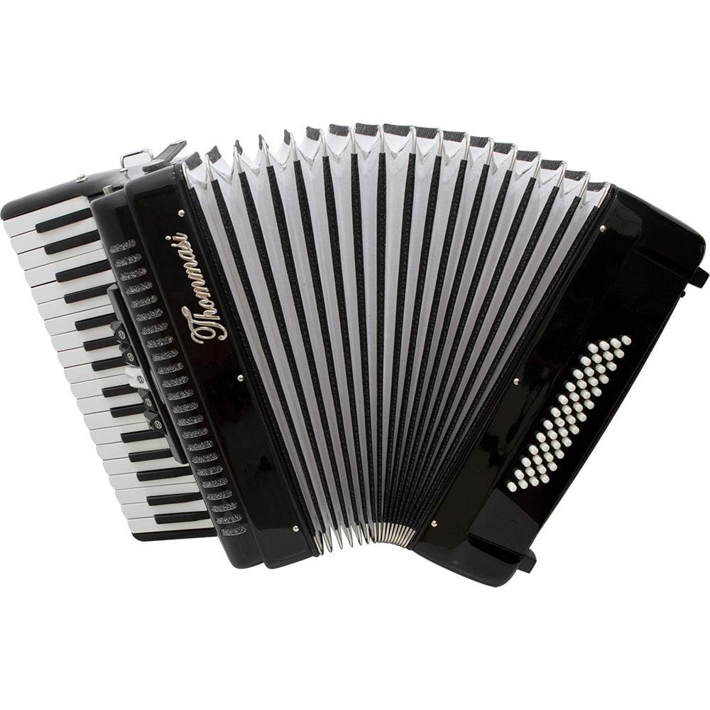 Acordeon 48 Baixos 34 Teclas TA 4805 Preto Thommasi