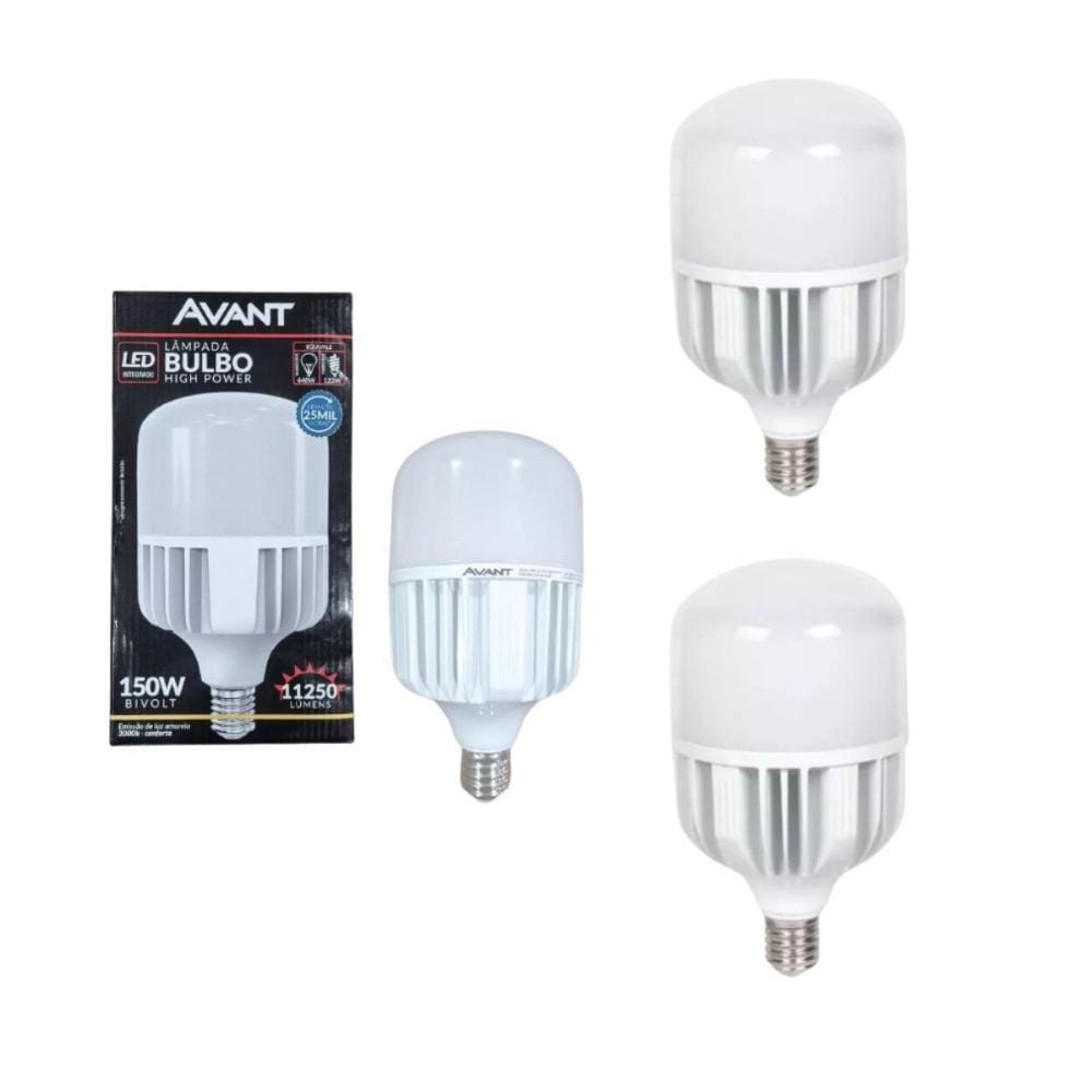 Lâmpada Led Bulbo HP Avant 150W 4000K E40 Bivolt 3 Unidades