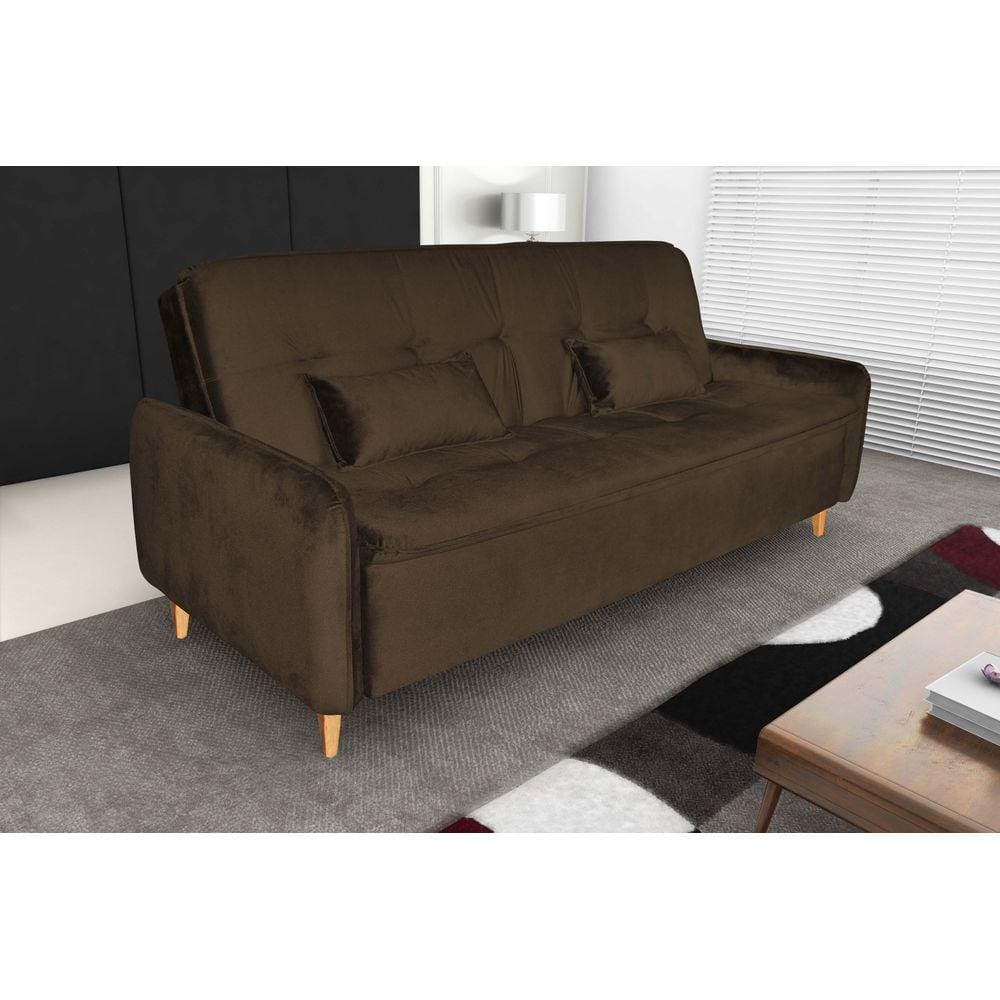 Sofá Cama Donna Turkey Marrom F444 - Matrix