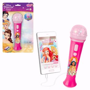 Brinquedo Infantil Microfone Musical Princesas Disney Toyng