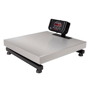 Balança Digital de Plataforma Balmak Serie Standard Inox 300kg Remoto com Bateria K-300IB-3/S
