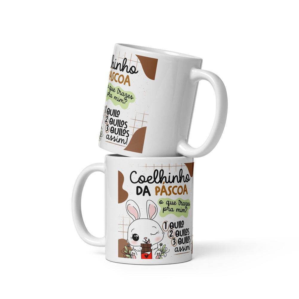 Caneca de Porcelana Pascoa modelo 18
