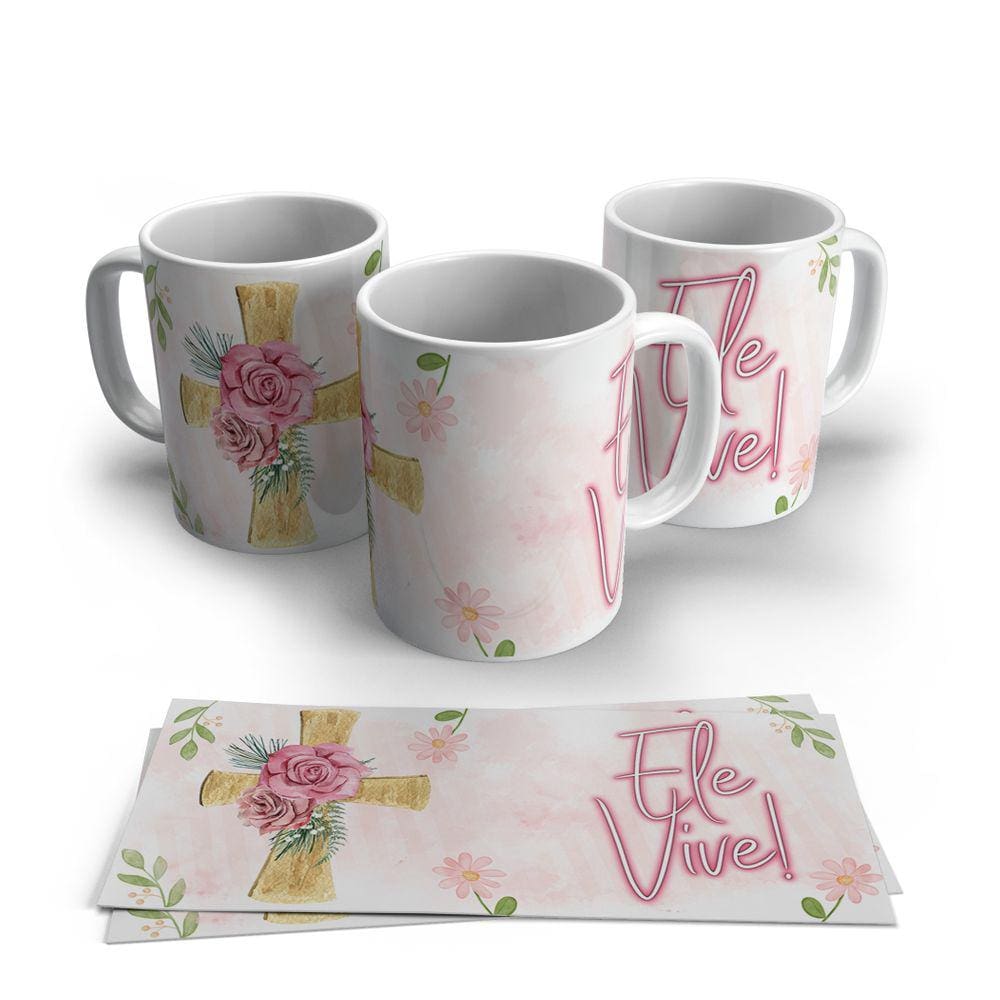 Caneca de Porcelana Pascoa modelo 47