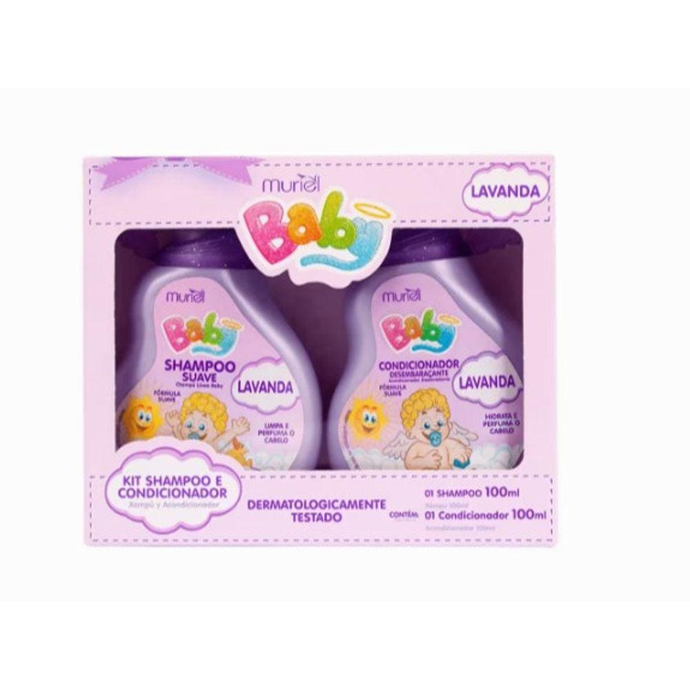 Kit Baby Muriel Lavanda Sh E Cond 100Ml