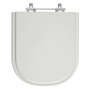 Tampa De Vaso Laqueado Square Cinza Claro Para Louça Lorenzetti