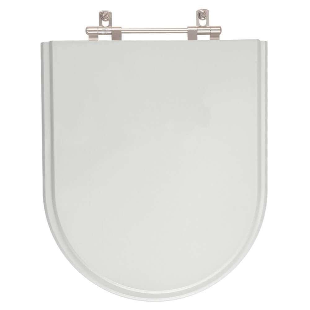 Assento Sanitário Poliester Duomo Plus Cinza Para Vaso Deca