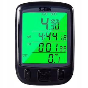 Ciclocomputador De Bicicleta Display Claro E Luz Noturna Led