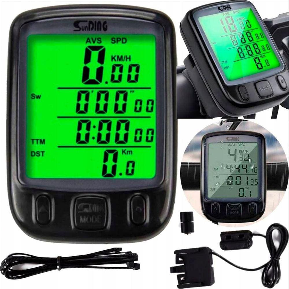 Computador Ciclismo Digital Iluminação Led E À Prova D`Água