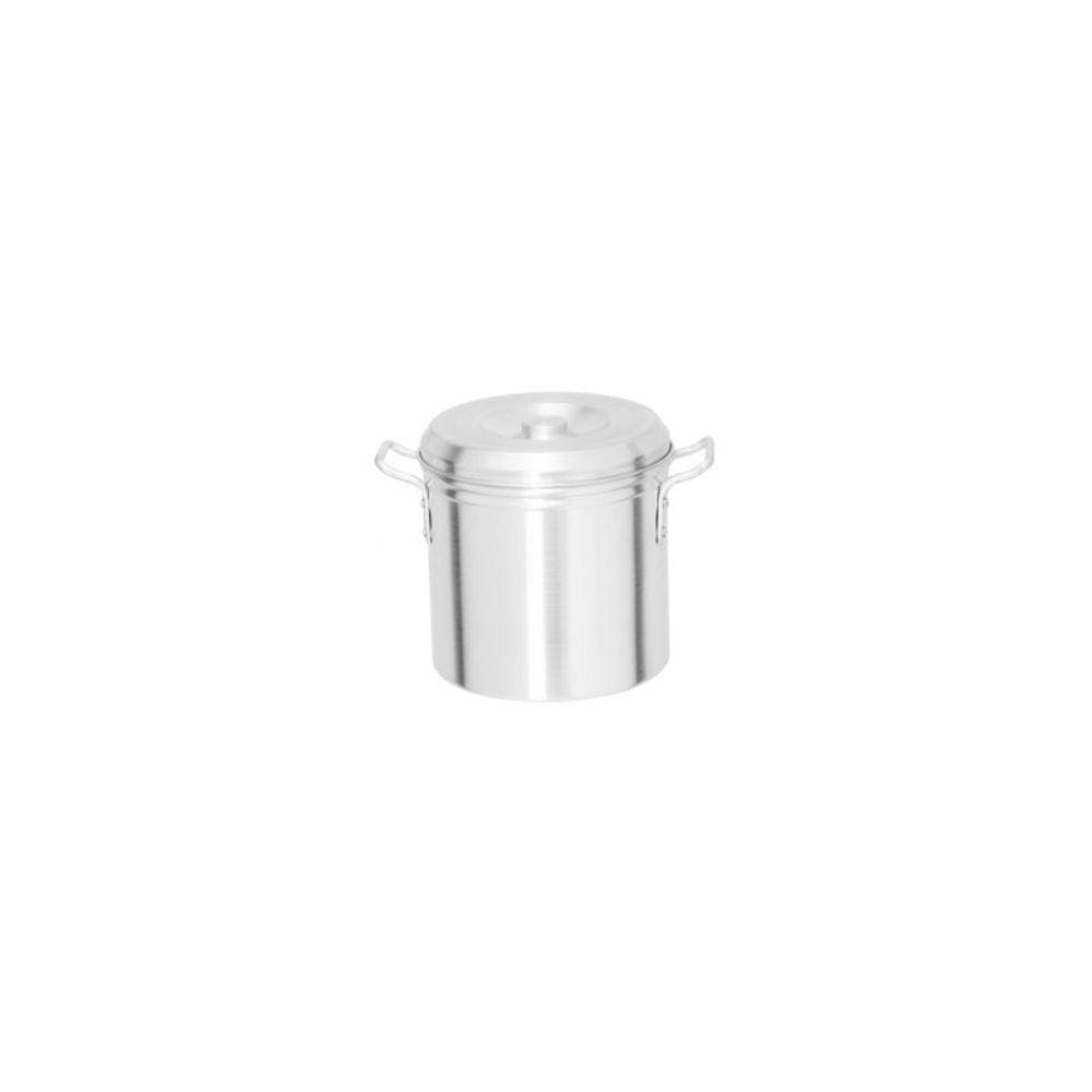 Caldeirão Hotel - Com Tampa - Caldeirão Em Aluminio Com Tampa - Caldeirão N° 24 - Capacidade 9,50 L - Diametro 24,00Cm
